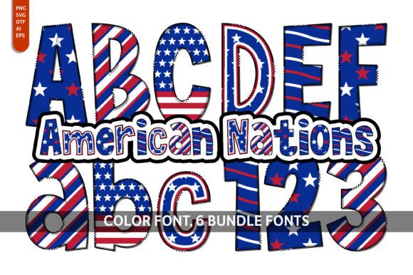 American Nations Font for Creative Projects