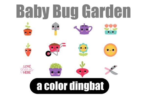 Baby Bug Garden: A Kawaii Typeface for Editorial Magic