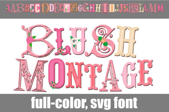 Blush Montage: A Color Font That Brings Handmade Charm to Life