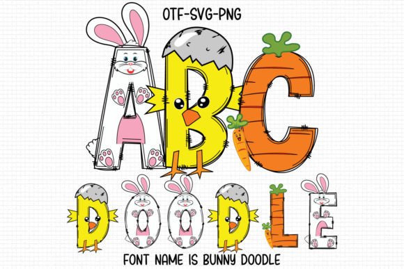 Bunny Doodle: A Bubbly Font for Digital Design Magic