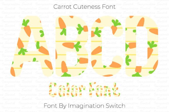 Carrot Cuteness Font