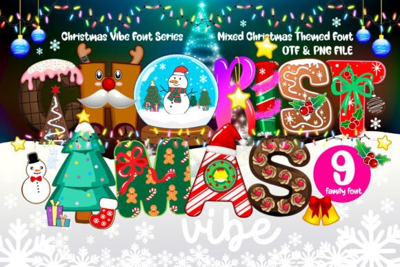 Christmas Vibe: A Festive Typeface for Memorable Holiday Campaigns