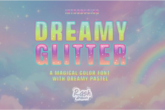 Dreamy Glitter Font for Business