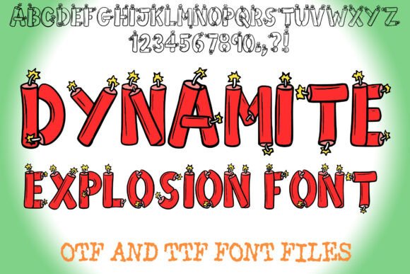 Dynamite Explosion Font Review