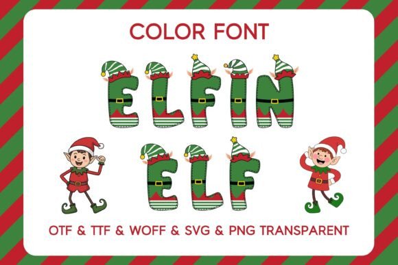 Elfin Elf Font: Festive Design Power
