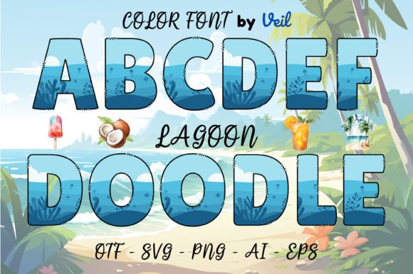 Lagoon: A Colorful Font for Playful Branding