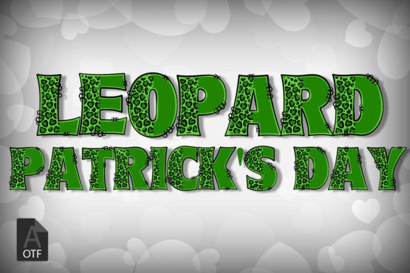 Leopard Patrick s Day: A Color Font for Editorial Creativity