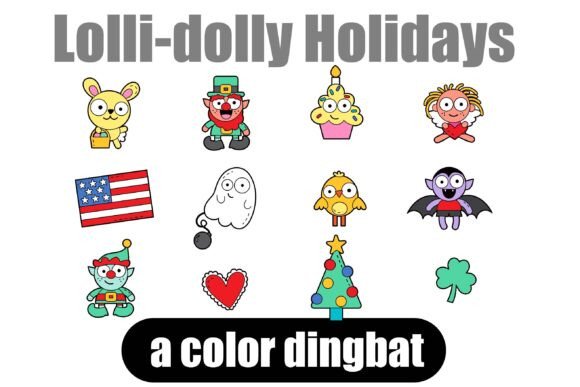 Loli-dolly Holidays: A Festive Typeface for Editorial Design