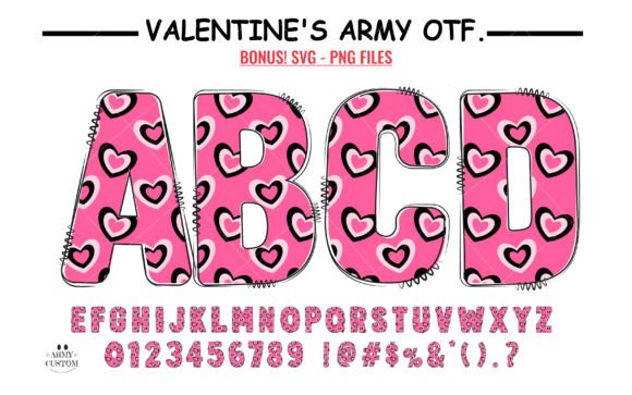 Love Valentine’s Layer Heart Font