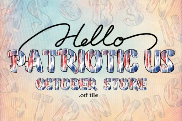 Patriotic Us Font: A Premium Typeface for American-Themed Branding