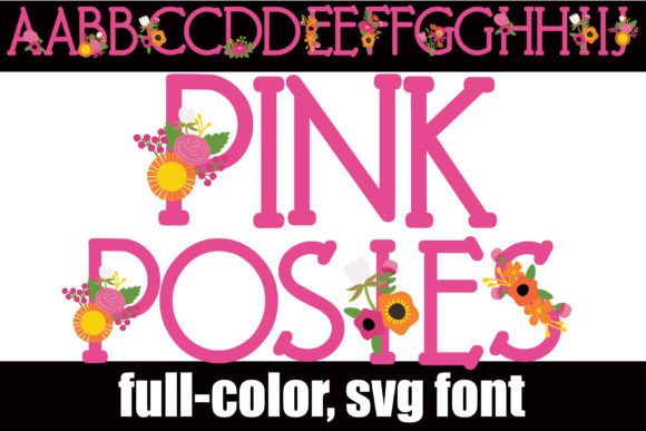 Pink Posies Font: A Stylish Touch for Branding