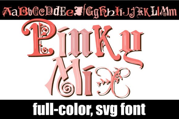 Pinky Mix Font for Web Design