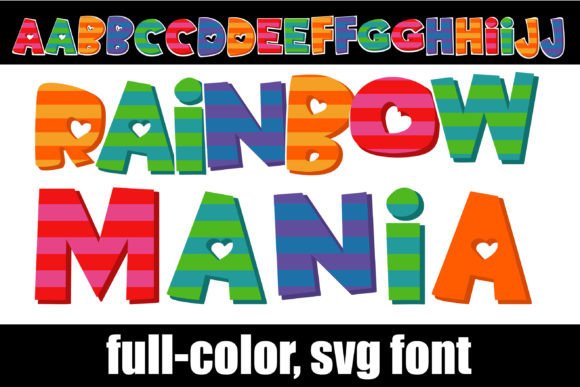 Rainbow-mania: A Color Font That Adds Personality to Your Designs