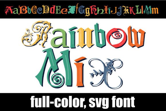 Rainbow Mix: A Color Font Adventure