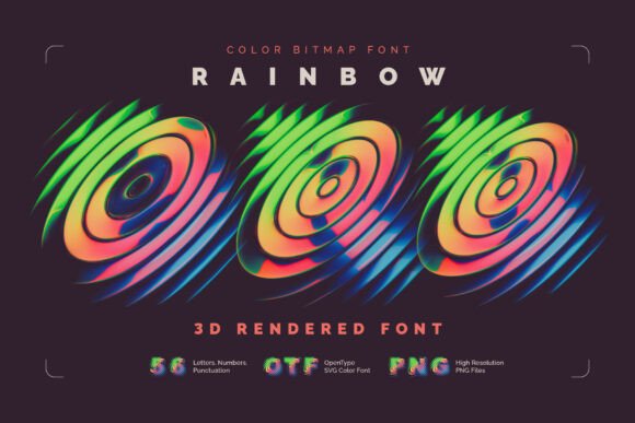 Rainbow Orb: A Color Font for Creative Web Design