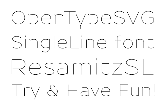 ResamitzSL: A Color Font for Business Brilliance