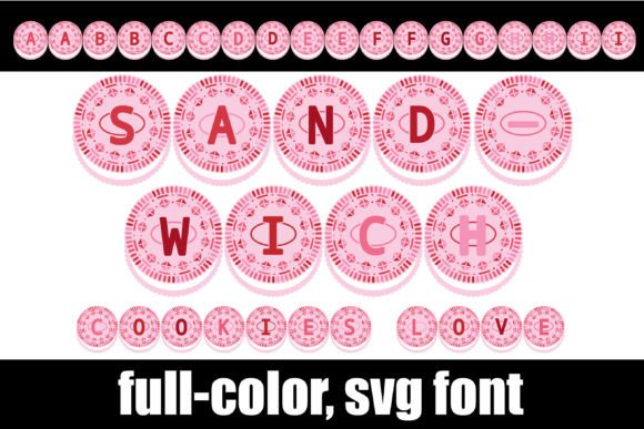 Sandwich Cookies Love Font