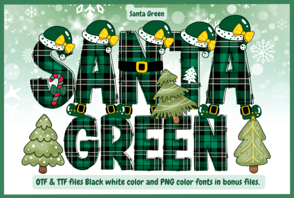 Santa Green Font – A Festive Addition to Your Branding Toolkit