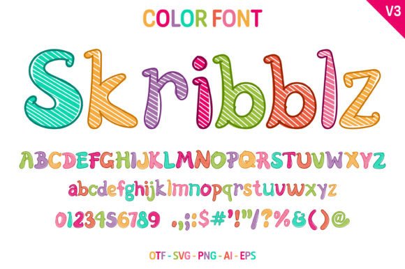 Skribblz V3: A Playful Typeface for Editorial Design