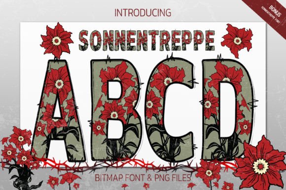 Sonnentreppe Font for Creative Projects