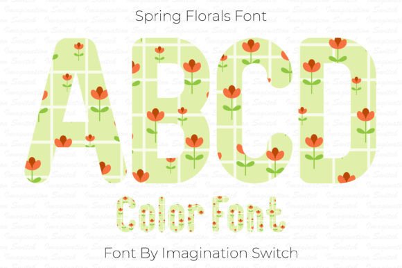 Spring Florals Font for Creative Campaigns