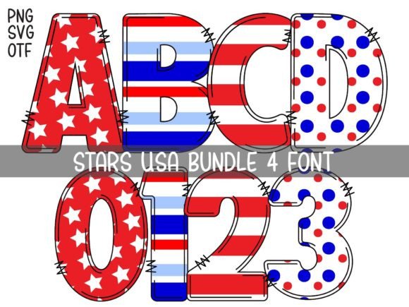 Stars Usa: A Patriotic Font That Elevates Brand Materials