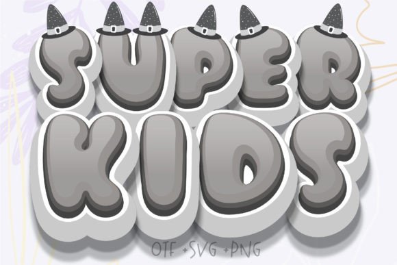 Super Kids - A Playful Font for Makers