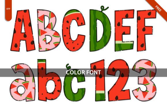 Super Watermelon Free: A Font That Shines