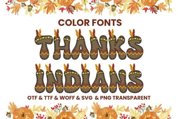 Thanks Indians Typeface: A Playful Boost for Your Web Designs