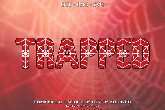 Trapped: A Bold Typographic Choice
