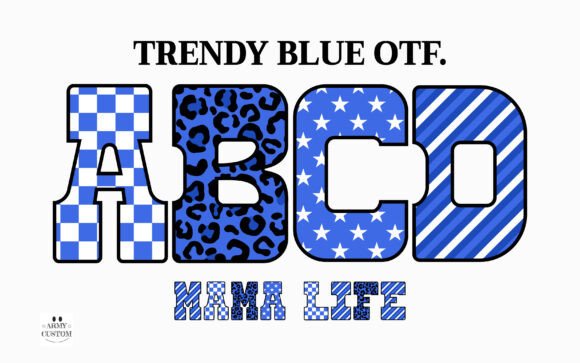 Trendy Blue Typeface: A Graphic Designer’s Perspective on Creative Branding