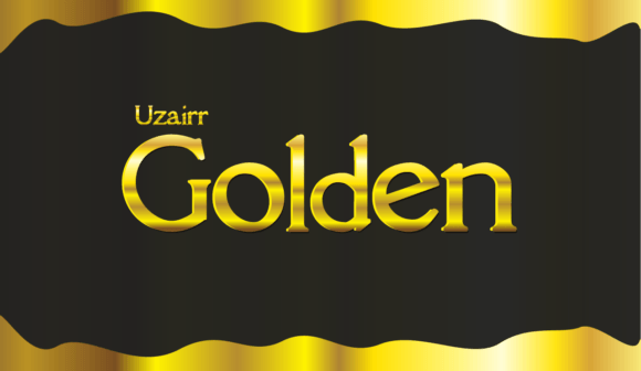 Uzairr Golden: A Font That Elevates Your Brand